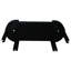 Sagebrook Home 48" Aberdeen Black Velvet Bench
