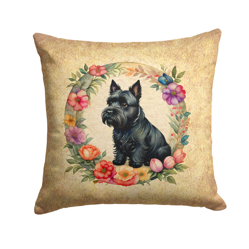 Outdoor Throw Pillow, 14" H x 14" W x 3" D