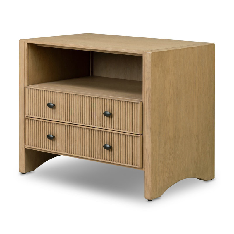 Maloney Nightstand-Light Wash Oak