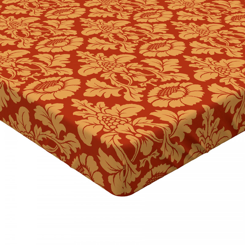 Microfiber Floral Fitted Sheet, Full Fitted Sheet