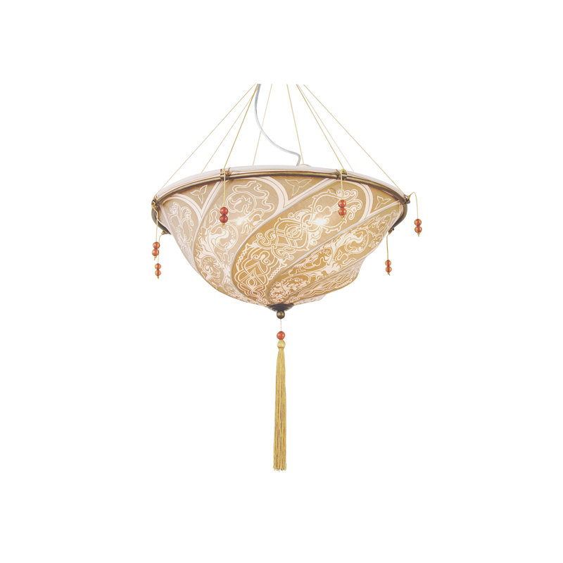 Luminaire en tissu 4 lumières 4 lumières