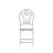 Cotto 2 - Person Metal Patio Dining Set with Round Table