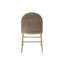 Ensemble de salle à manger ovale 7 pièces avec 6 chaises, table en bois d'hévéa massif, finition brune de 71 pouces, table de cuisine pour 6 personnes