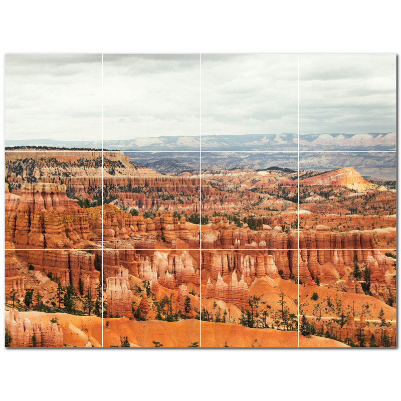 8 in. x 8 in. Ceramic Decorative Mural