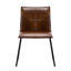 Chaise d'appoint rembourrée en similicuir Tarin-1315719324