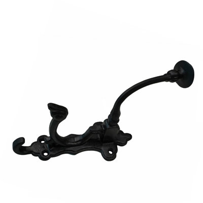 Josimar Rustic Heavy Duty Cast Iron Wall Hooks Retro Utility for Hanging Coat, Bag, Towel, Robe, Hat