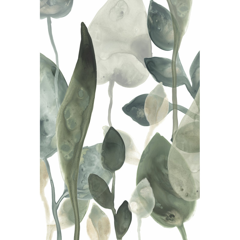 Water Leaves III by June Erica Vess - Wrapped Canvas Art Prints, 30cm H x 20cm W