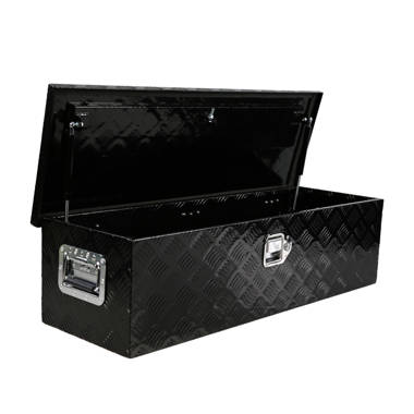 Stalwart Portable Tool Box with Wheels - Stackable Chest with