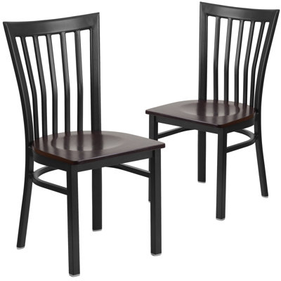 Jophy School House Back Metal Restaurant Chair