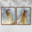 «Chicken Portrait I», reproduction encadrée de qualité supérieure - prête à être accrochée - aucun clou requis - aucun clou requis-202778938-202778948