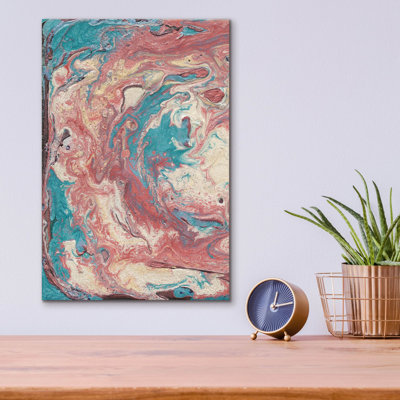 Art mural en verre «Marbled 1» par Alicia Ludwig