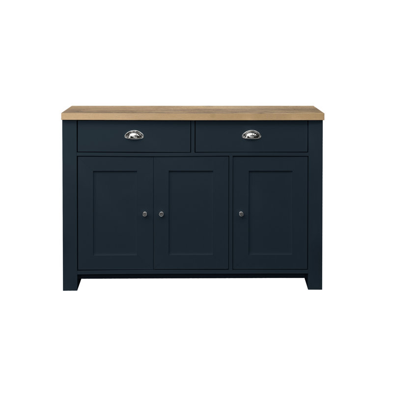 Highgate Sideboard, Navy/Oak