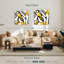 Lignes noires et jaunes Avery-109366524