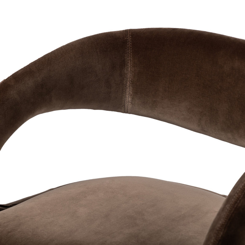 Hawkins Swivel Armchair, Surrey Mink Cotton Blend