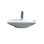 Modern Ceramic Rectangular Vessel Bathroom Sink with Overflow