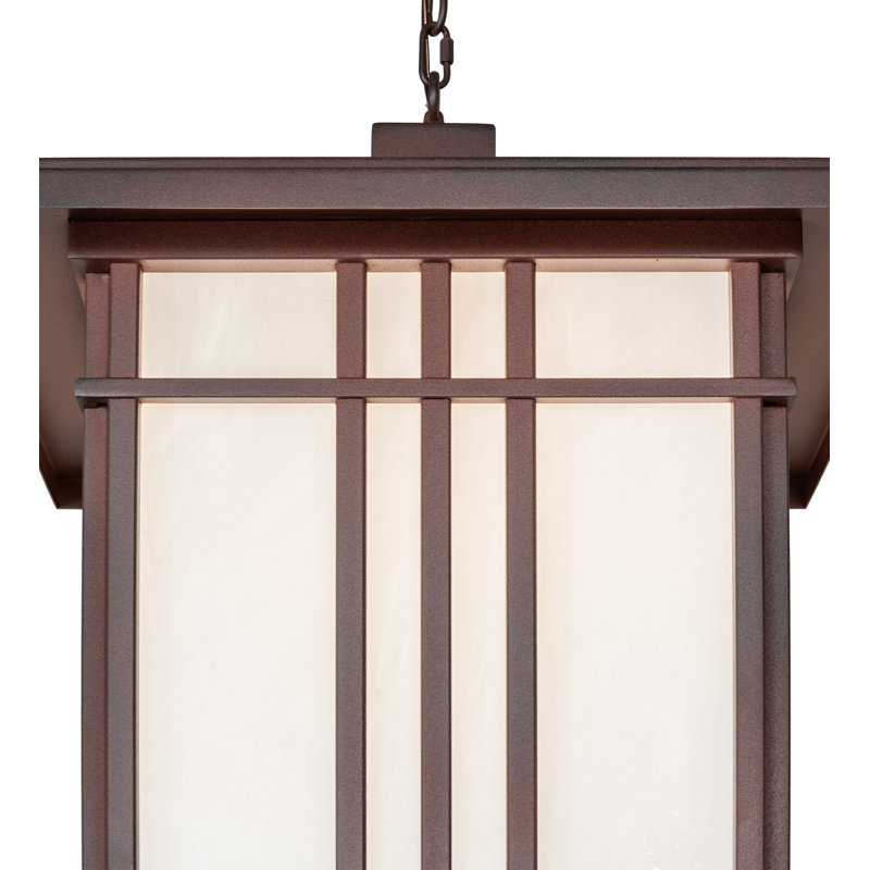 24" Square Tea House Lantern Pendant