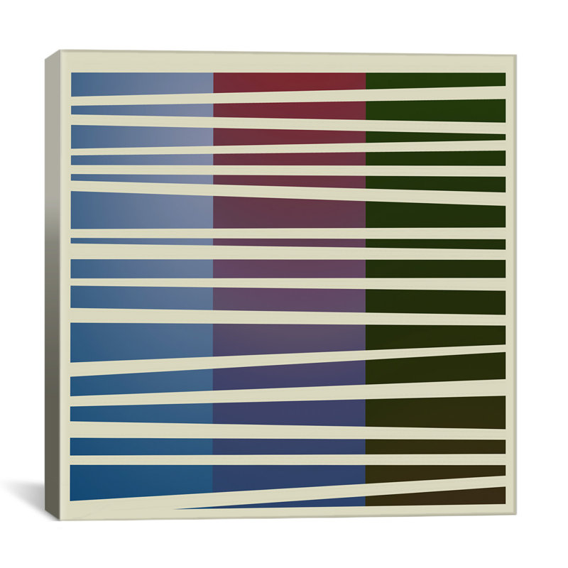 Albree Modern Dusk Concept, impression sur toile, H 12 po x l 12 po x P 1,5 po, Pas de tapis, Toile tendue