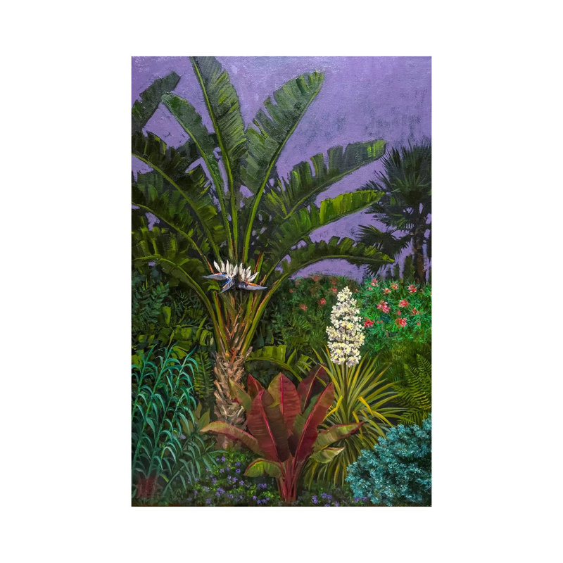 Botanical Gardens At Night by Katia Bellini - Gallery-Wrapped Canvas Giclée on Canvas, Wrapped Canvas