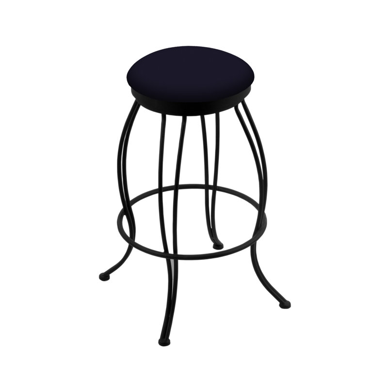 3000 Georgian Swivel Bar Stool, Vinyl-Canter Twilight