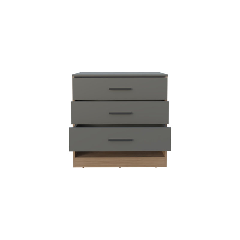 Commode, 3 tiroirs, 1 tablette
