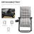 Zero Gravity Chair Folding Reclining Lounge Chair With Padded Cushion-1484453757
