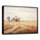 Maison de campagne en automne Wheatfield I - Paysage, art mural, salon