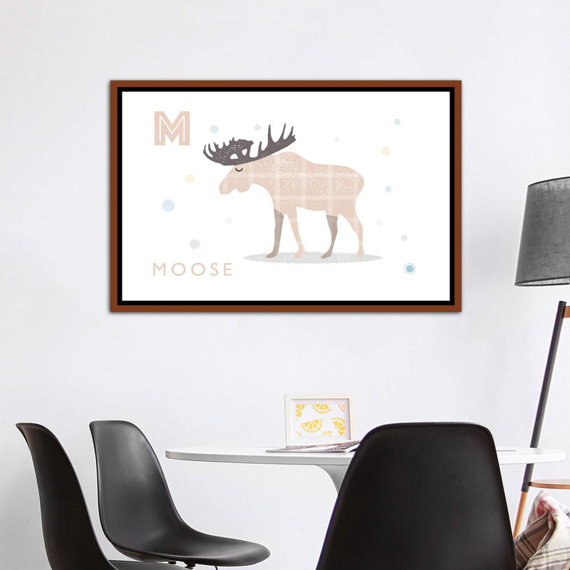Orignal - impression d'art graphique, H 40 po x l 60 po x 1,5 po, Pas de tapis, Toile avec cadre brun