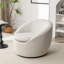 Fauteuil demi-tonneau, fauteuil pivotant à 360 ° pour le salon-516098826
