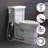 Elongated Hand Held Bidet with Faucet
