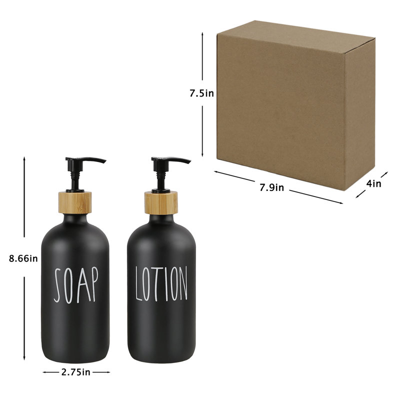 Tannenbaum Soap Dispenser, Black