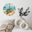 Mignonne tortue de mer plage horloge murale décor à la maison