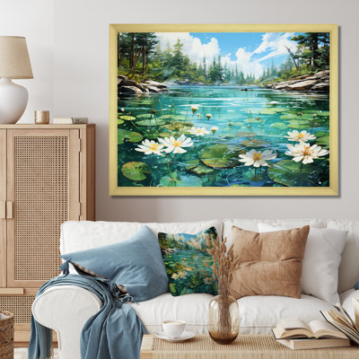 «Canada Lakeside Tranquility I», reproduction sur toile