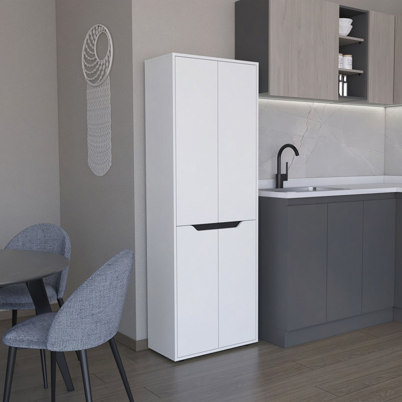 Garde-manger avec quatre portes et cinq tablettes intérieures Herrin