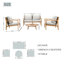 4-Seater Outdoor Lounge Set