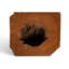 Origins Solid Wood Abstract End Table