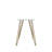 Jackie Writing Desk with Metal Hairpin Legs & Engineered Wood Top-349057998