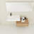 Bathroom Bookcase With Resin Sink - Unique Design 30" Storage Unit Efficient Space Utilization