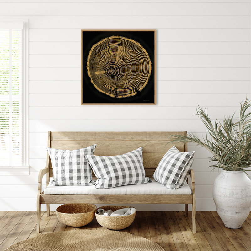 «Tree Trunk I» par Marie Elaine Cusson, reproduction d'art sur toile encadrée, H 30 po x l 30 po