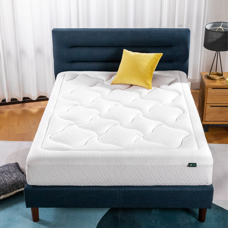 Matelas en mousse viscoélastique pelucheux 10 po zinus, Complète