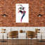 «Dynamic Watercolor Dancer», art mural contemporain coloré abstrait-129148356