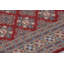 Vintage Bokhara Rug In Rich Red With Tan Geometric Patterns - Rug & Kilim
