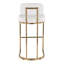Tabouret de comptoir moderne à hauteur fixe en métal et similicuir - ensemble de 2-125535770-125535773-125535772