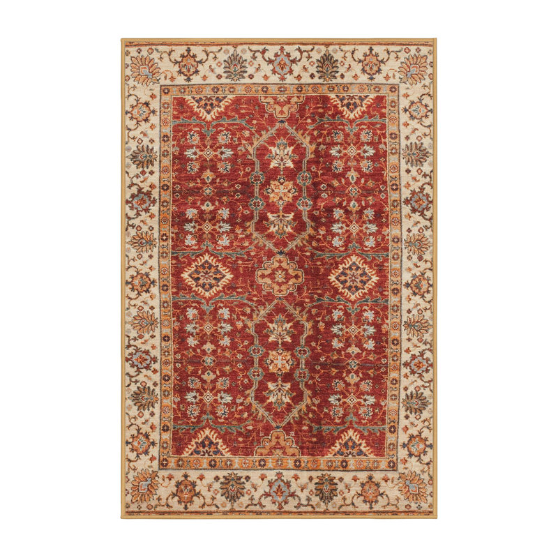 Abstract Indoor Rug, Rectangle 4' x 6'
