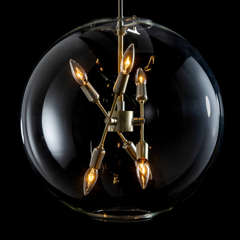 Sfera 6 - Light Pendant, Modern Brass