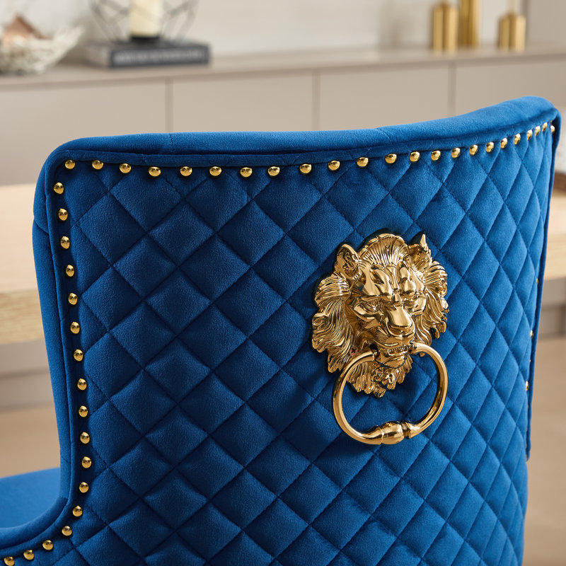 Tabouret Kenetra, Bleu très foncé