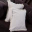 Ashippun White Square Cushion Cover-627883499