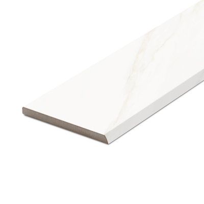 Savannah 4" x 24" Calacatta Gold Porcelain Bullnose Tile