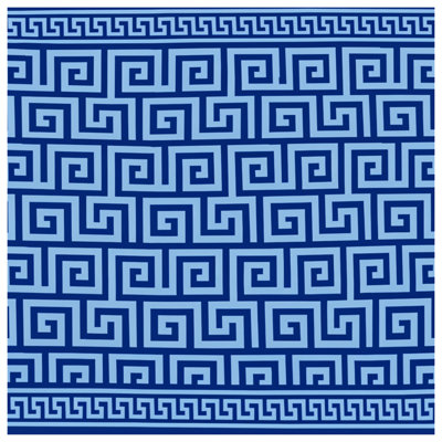 Greek Key Pattern Double Sided Throw Pillows