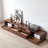 Walnut TV Stand with Closed Base-774773197