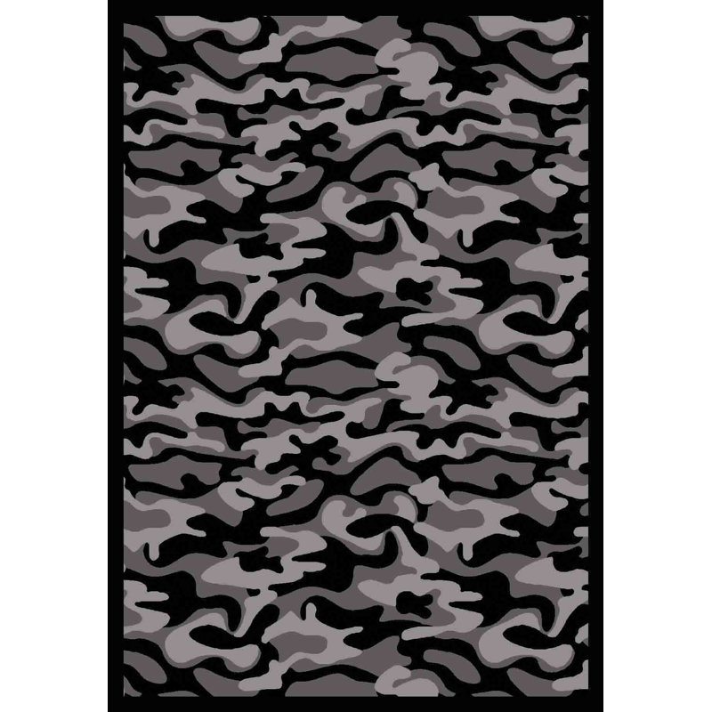 Tapis Whimsy Funky Camo par Joy Carpets, Rectangle 5 pi 4 po x 7 pi 8 po